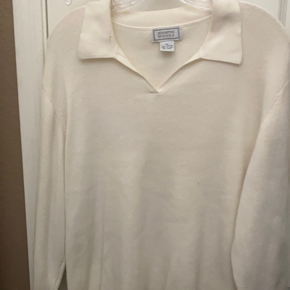 FINAL MARKDOWN Jennifer Moore cotton sweater xl